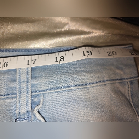 Light Blue Women's Cargo Jeans Nwot Plus - Picture 4 of 8